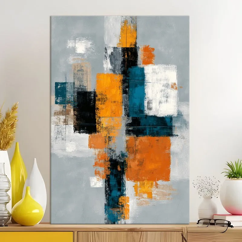 Intersect Form Abstract Canvas Wall Art media 5