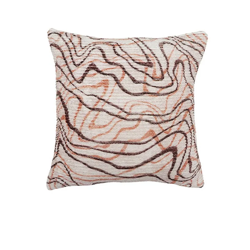 LiquidFlow Cushion Cover (Coral) - Set Of Five media 3