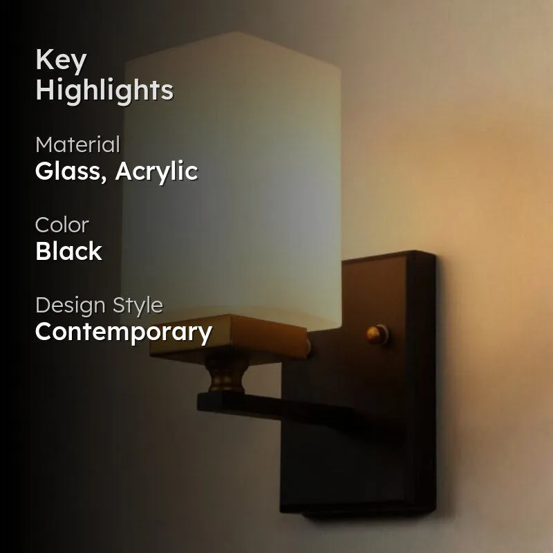 Adorae LED Glass & Acrylic Wall Lamp media 2
