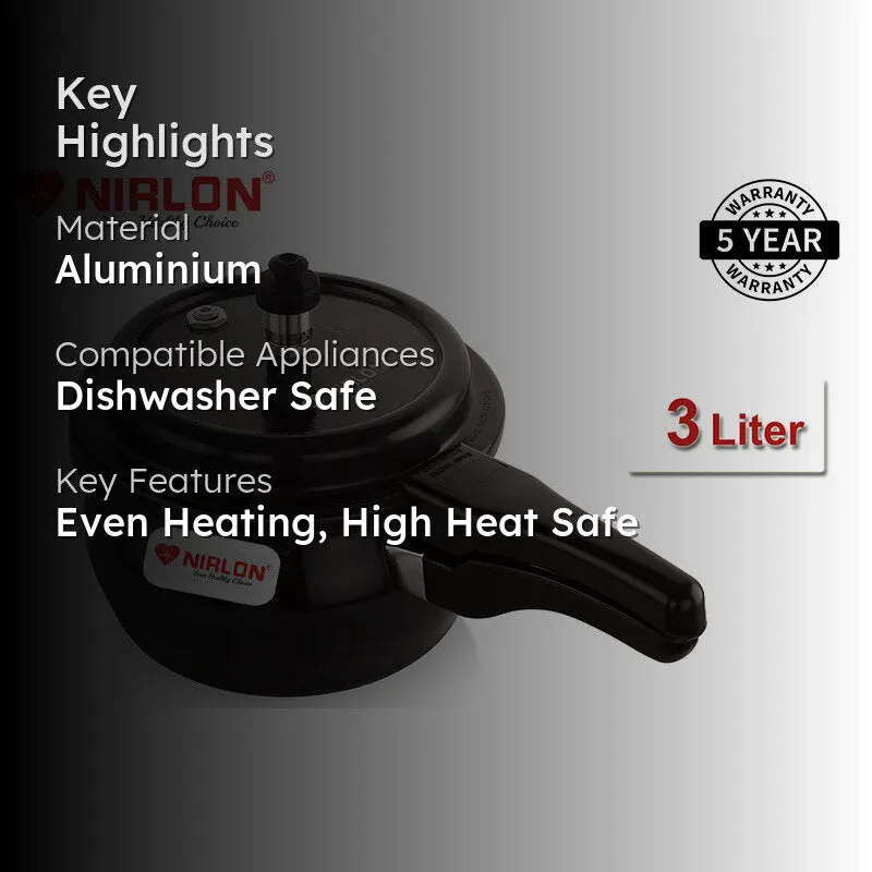Nirlon Hard Anodized Pressure Cooker - 3000 mL media 2