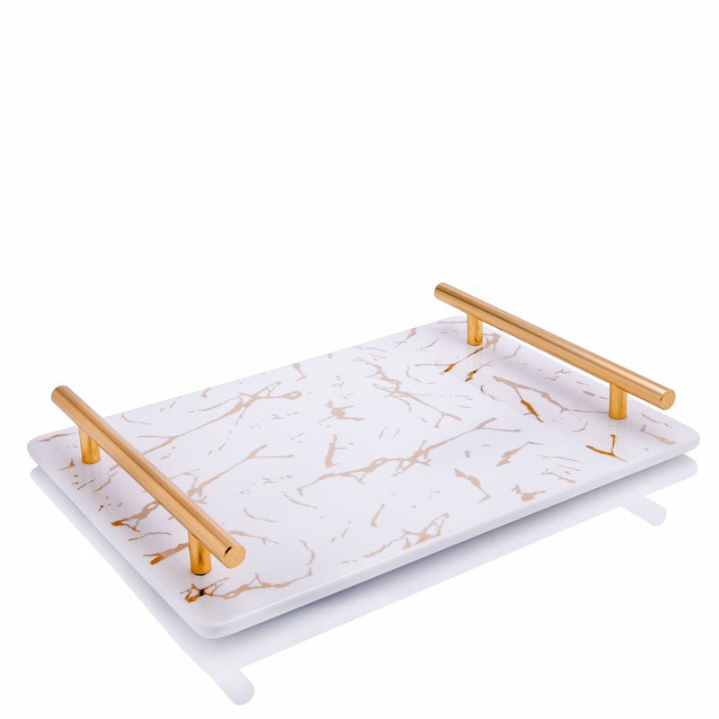 Goldira Galore White Bathroom Set - Six Piece Set media 5
