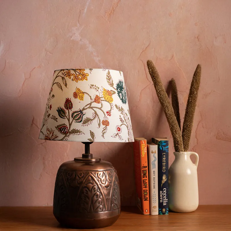 Cuppra Leaf Cotton Table Lamp - Multicolor media 2