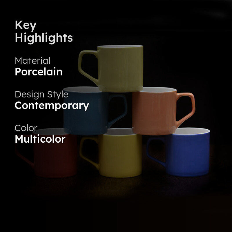 Poc Porcelain Tea Cup (200 mL Each) -  Set of Six image 2