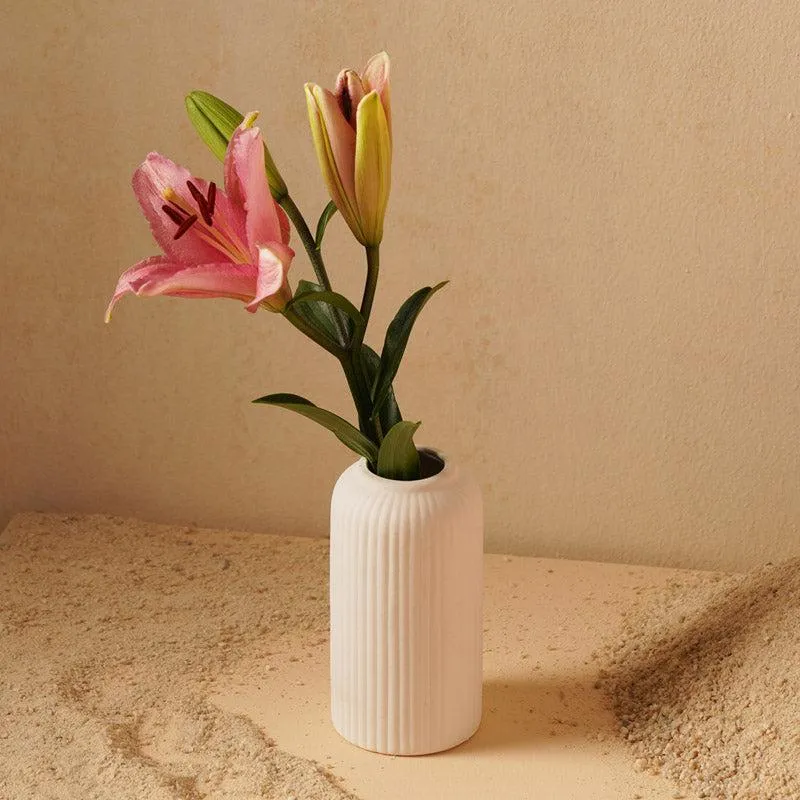 Abdiya Ceramic Vase - White media 3