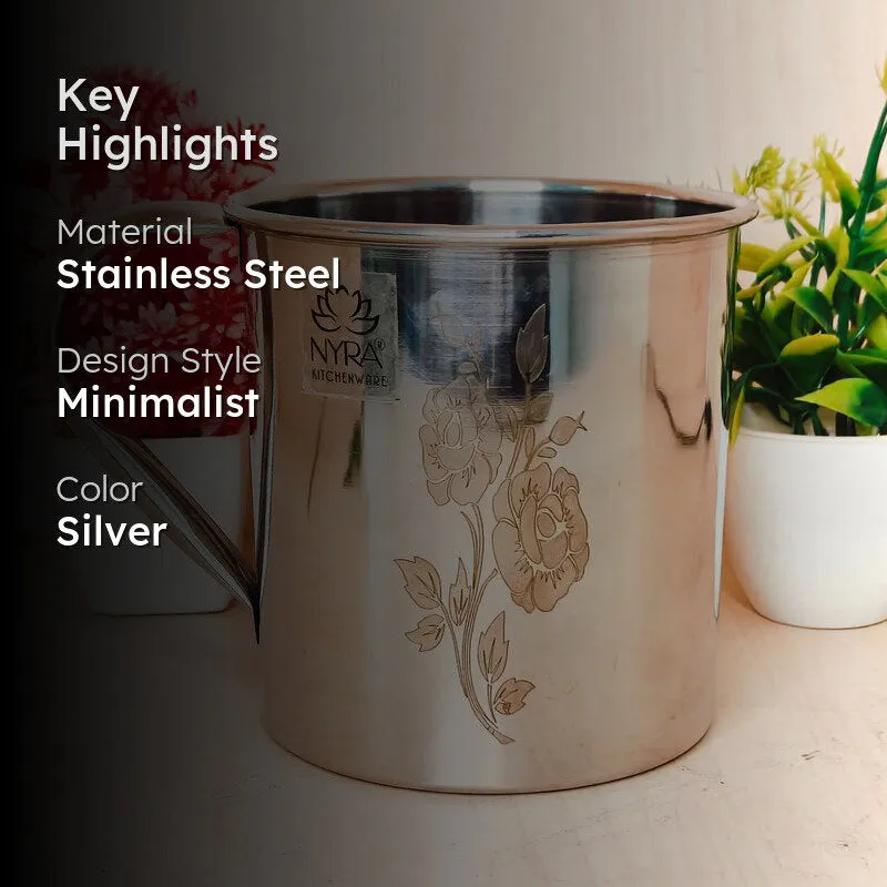 BrewFlow Stainless Steel Smooth Coffee Mug - 900 mL media 2