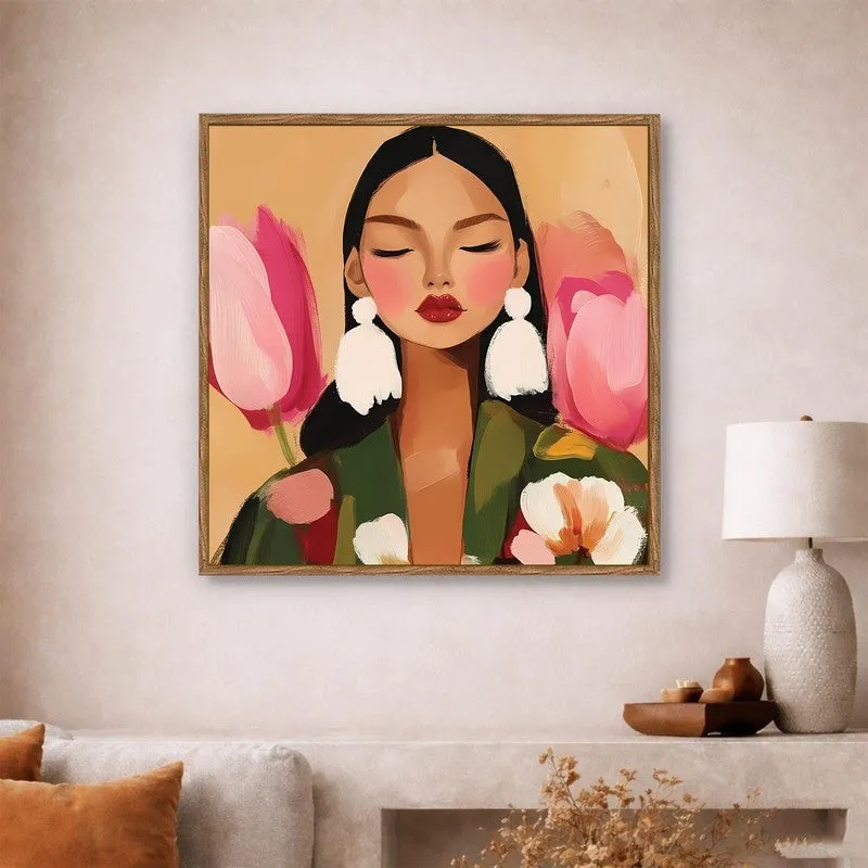 Nature Echo Canvas Wall Art With Frame media 3