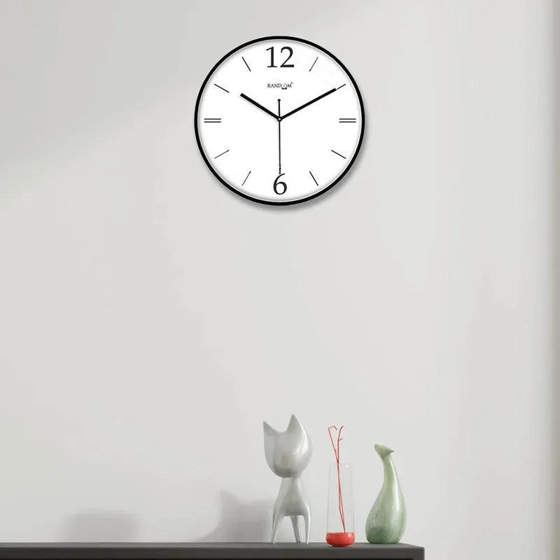 Simplix Premium Silent Sweep Wall Clock - Black media 1