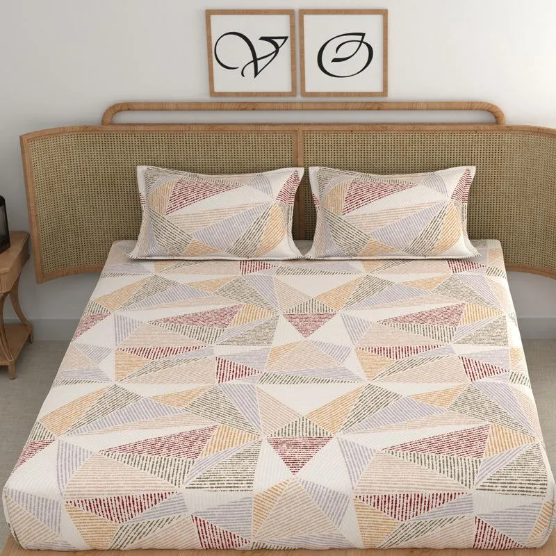 Javis Printed Microfiber Bedsheet - 180 GSM media 1
