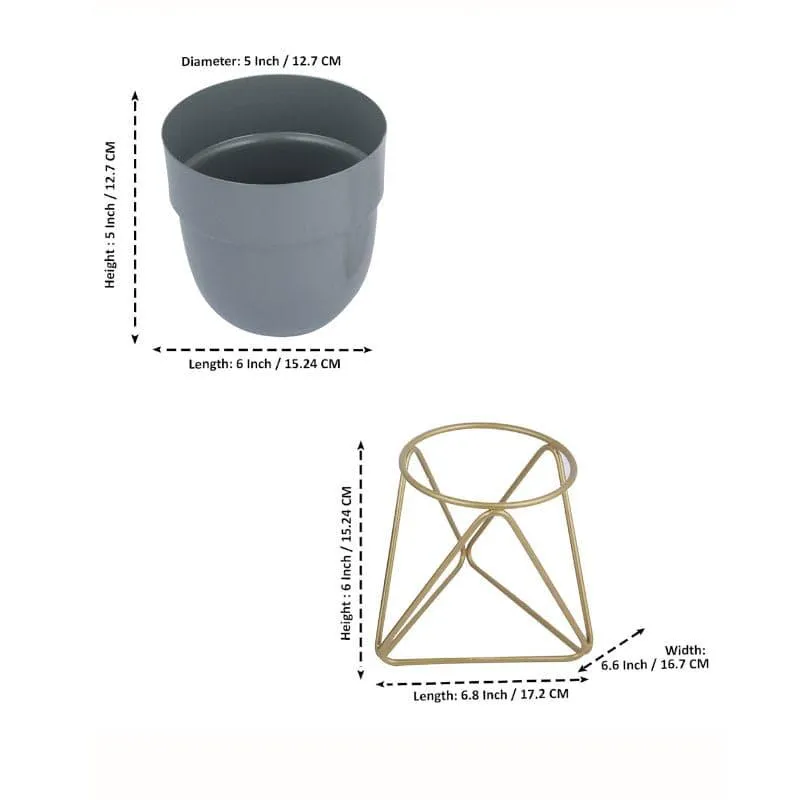 Truva Metal Planter media 5