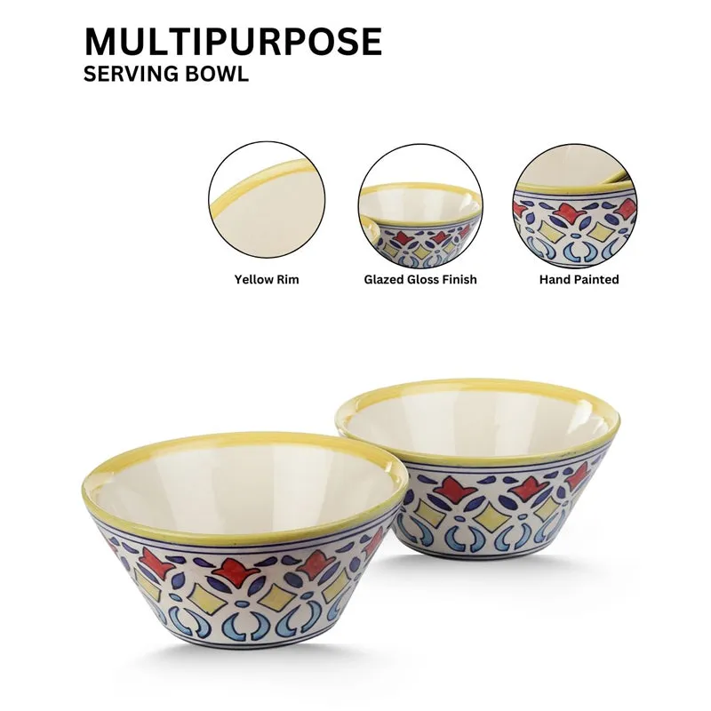 Ruhani Serving Bowl (1 L) - Set Of Two media 4