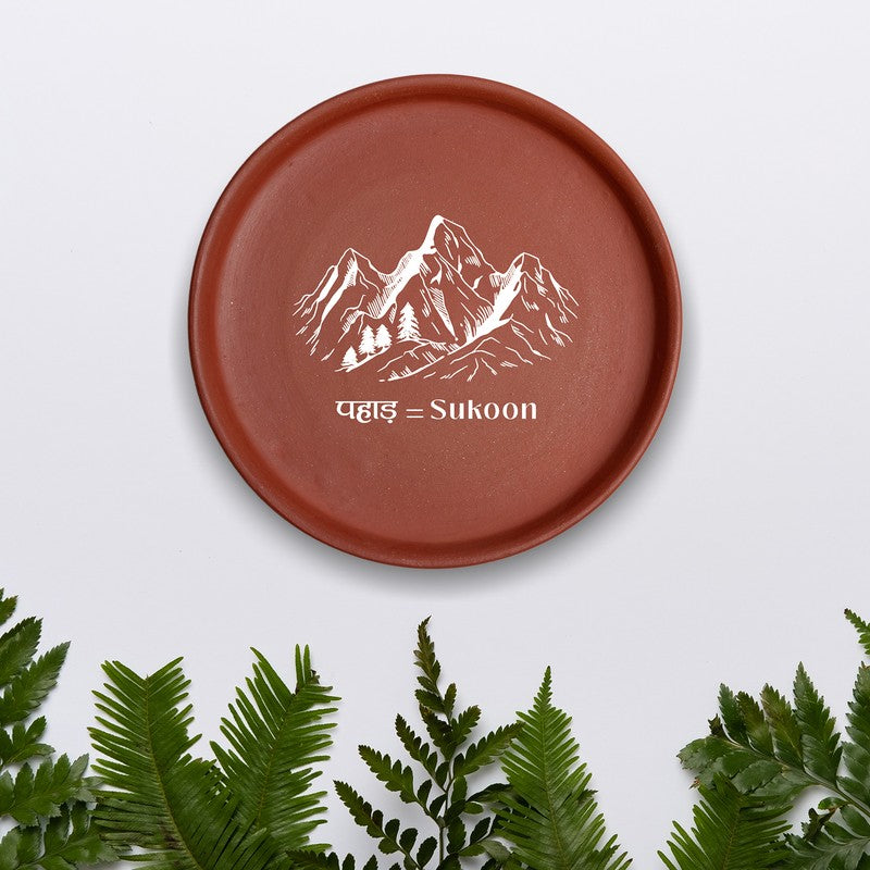 Sukoon Terracotta Wall Plate