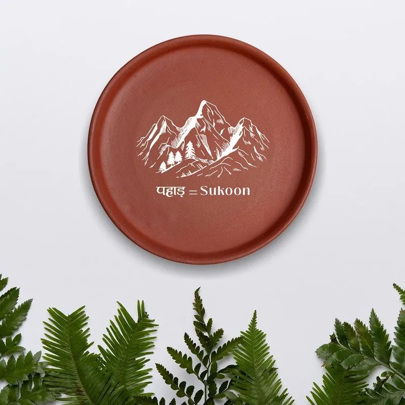 Sukoon Terracotta Wall Plate media 1
