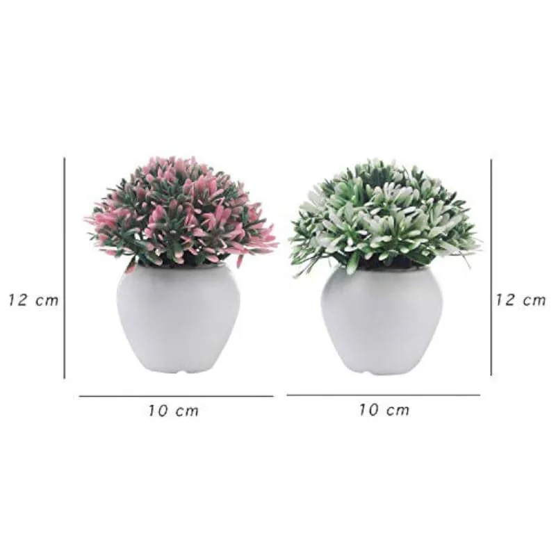 Chlora Faux Plant In Apple Pot - Set Of Three media 6