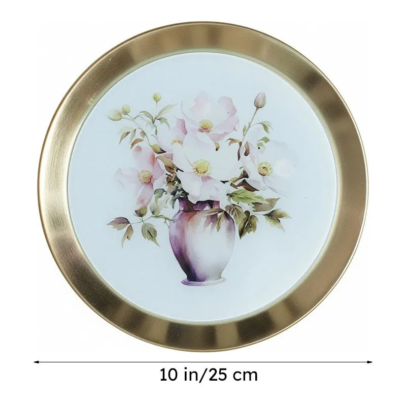 Azure Whispers Enamel Wall Plate media 7