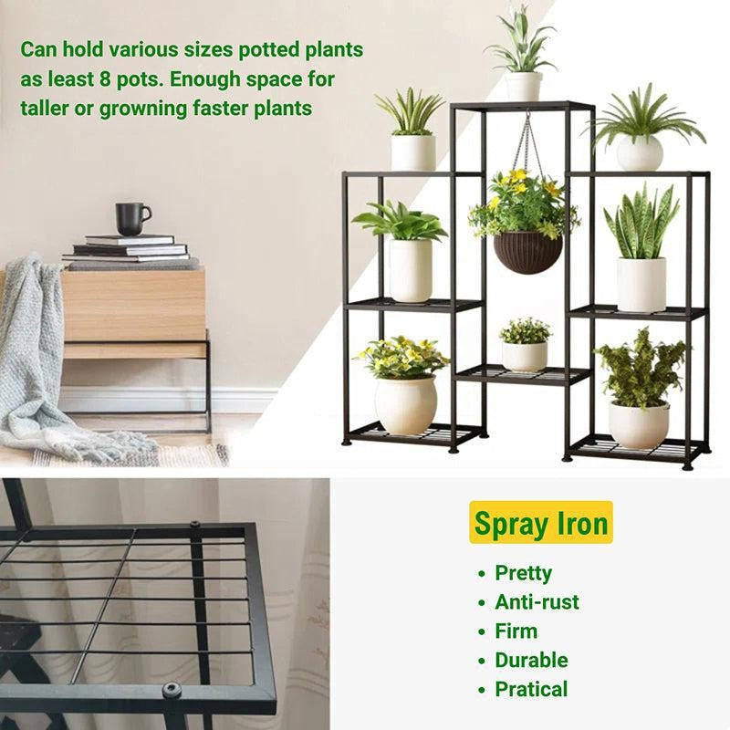 Timber Tier Metal Planter Stand media 3