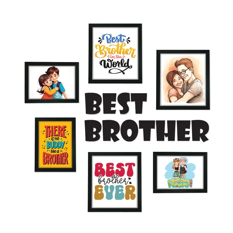 Eternalia "Best Brother" Synthetic Photo Frame - Seven Piece Set media 3