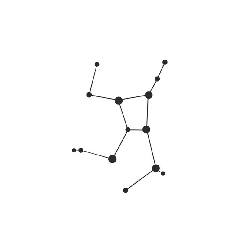 Virgo Constellation Black Iron Wall Accent media 3