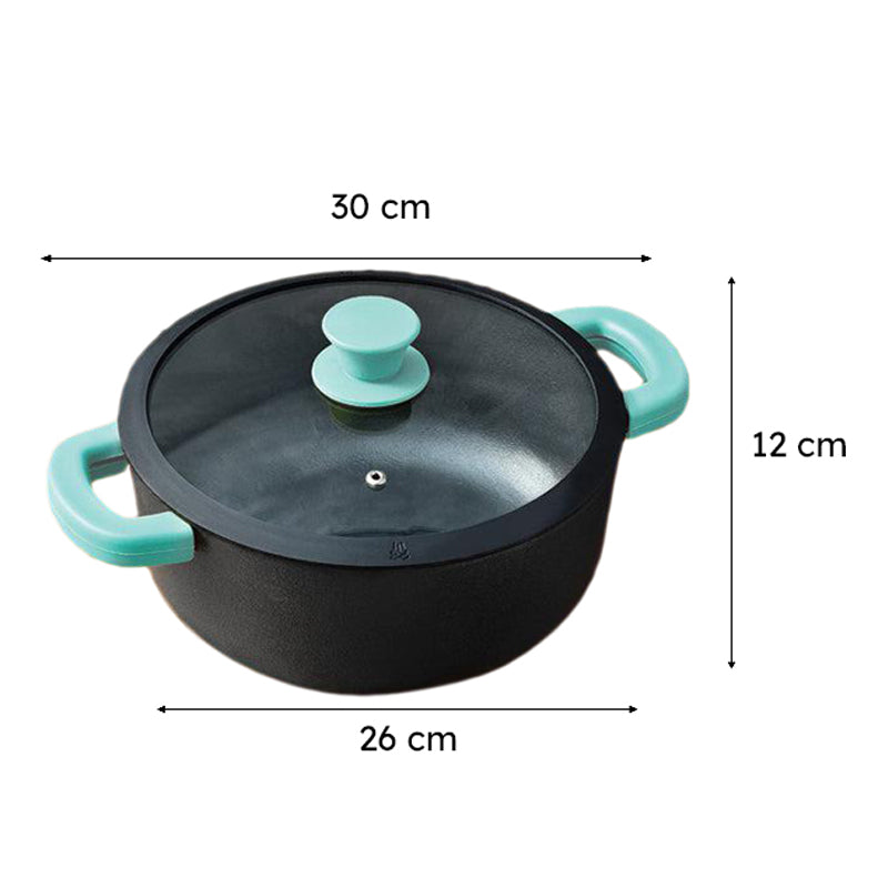 Bergner Induction Safe Cooking Pot With Lid - 3600 mL media 9