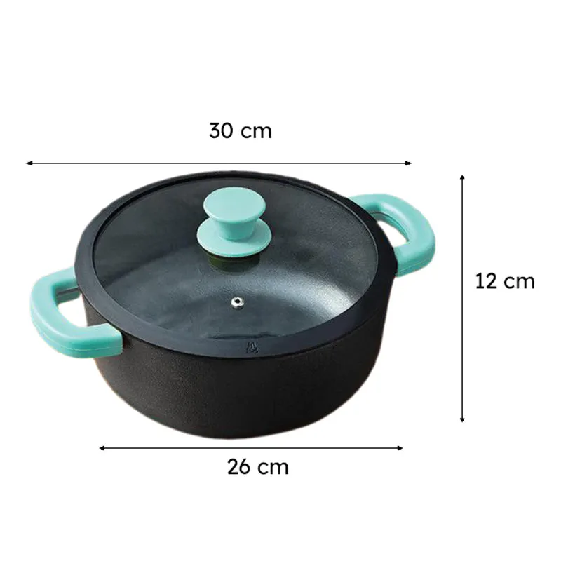 Bergner Induction Safe Cooking Pot With Lid - 3600 mL media 9