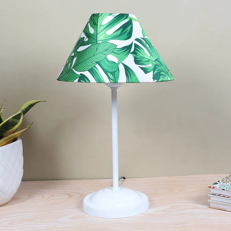Kaizen Plane Printed Metal Table Lamp - Green,White media 2