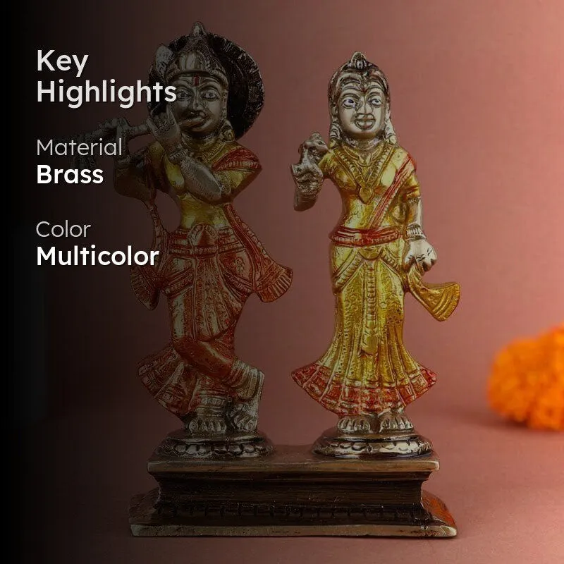 Radha Rani And Kanhaiya Brass Idol media 2