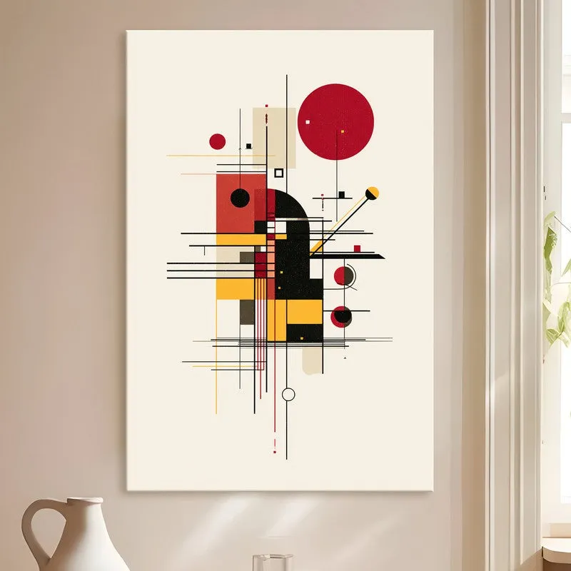 GeoFrame Abstract Canvas Wall Art media 4