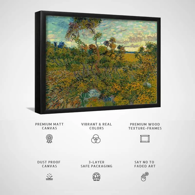 Sunset At Montmajour By Vincent Van Gogh - Black Frame media 3