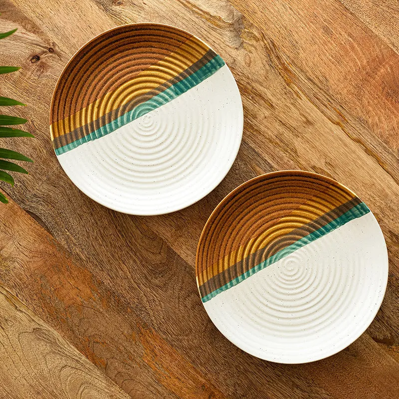 Cinnamon Grove Ceramic Dinner Plate media 1