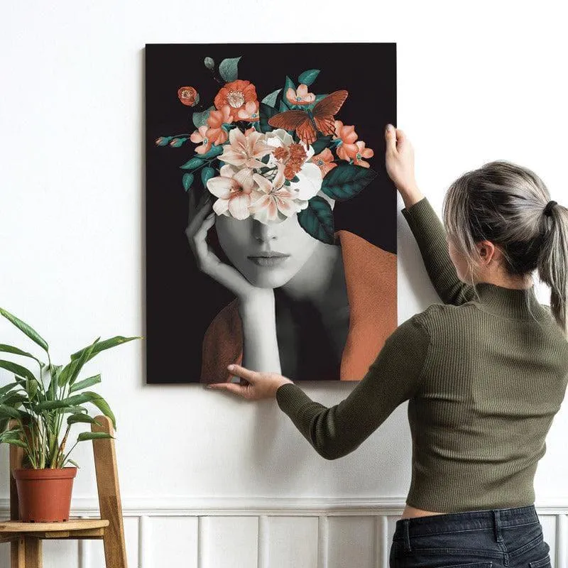 Floral Fem Canvas Wall Painting media 3