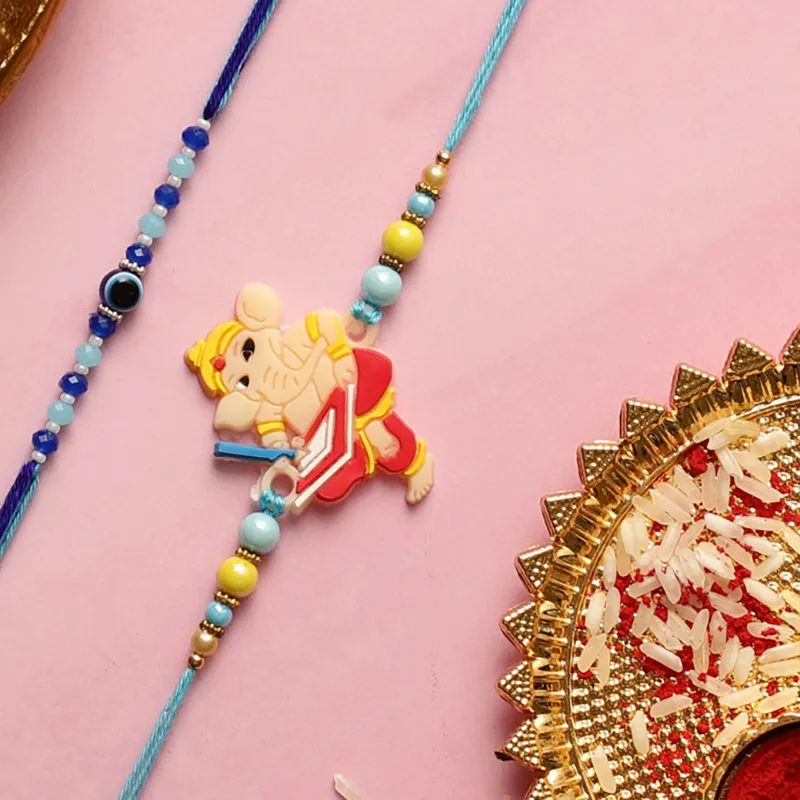 Balavinayaka Rakhi with Roli Chawal - Three Piece Set media 3