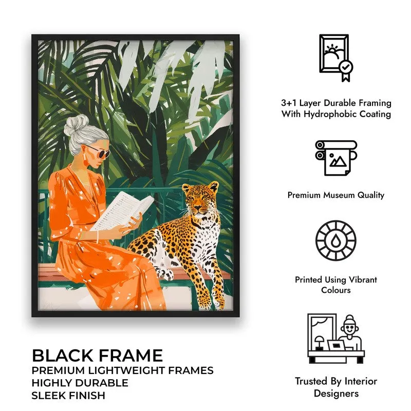 Aranya Grace Canvas Wall Painting With Black Frame media 7
