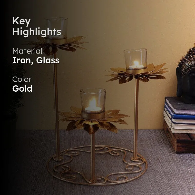 Sunflower Bloom Tealight Candle Holder media 2