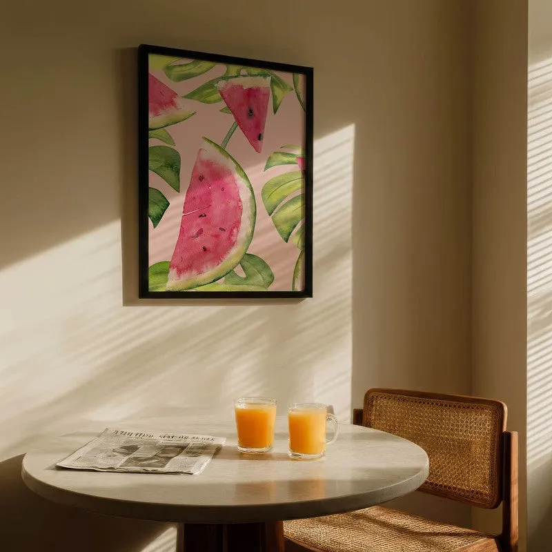 MelonBlast Archival Canvas Wall Art - Black media 5