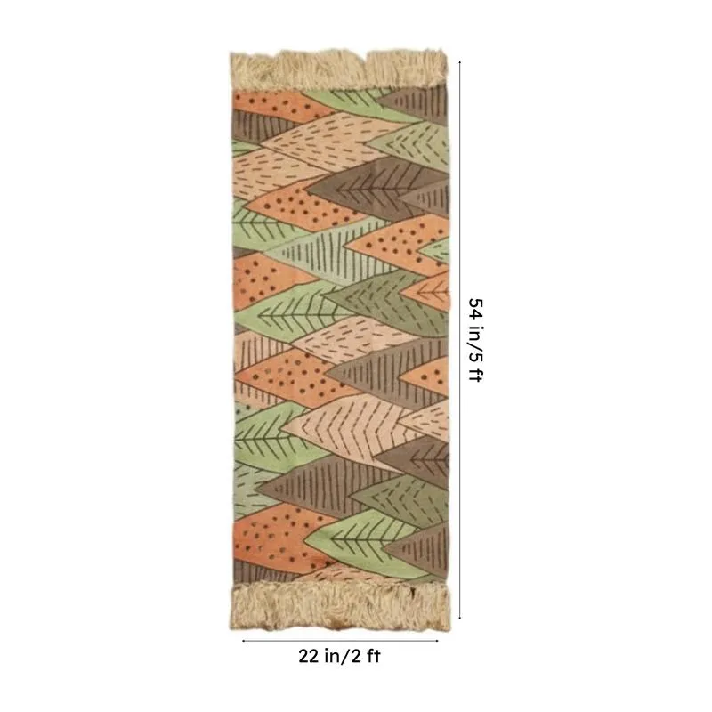 Leafy Lemour Cotton Runner Rug media 9