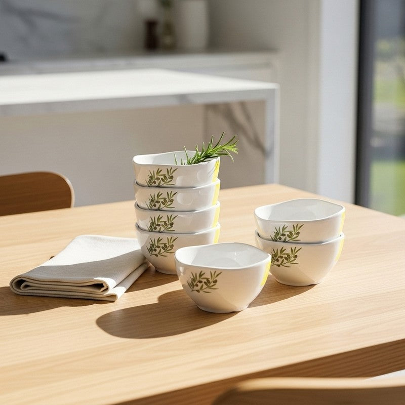 Olivia Melamine Snack Bowls (310 mL Each) - Set of Six - 310 mL