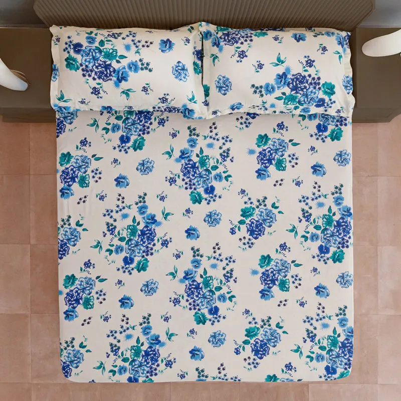 Swayam Endless Winter Cotton Bedsheet - 144 TC media 5