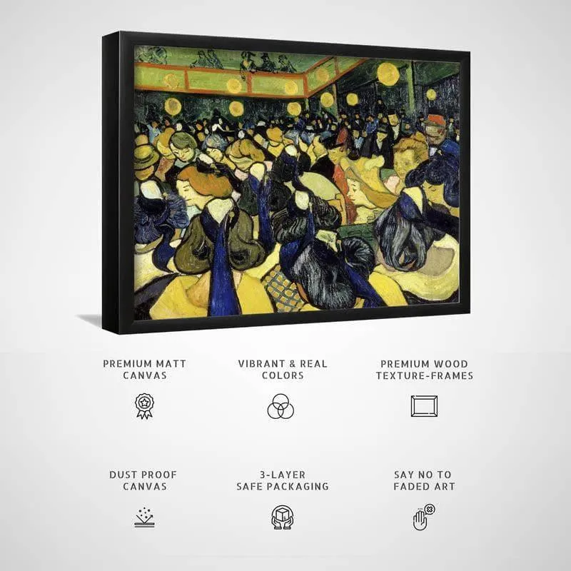 The Dance Hall In Arles By Vincent Van Gogh - Black Frame media 3