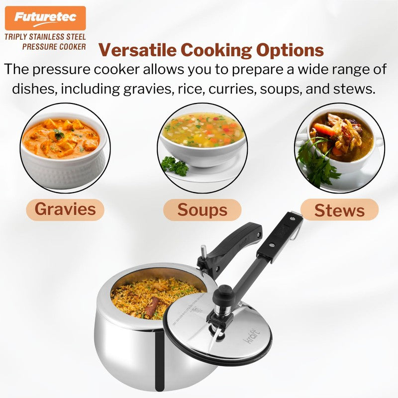 Kraft Power Steam Pressure Cooker - 2000 mL media 8