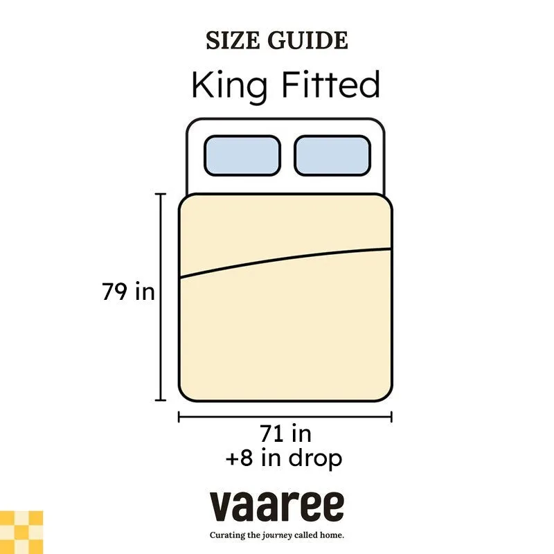 AngleEase King Fitted Microfiber Bedsheet - 150 GSM media 8