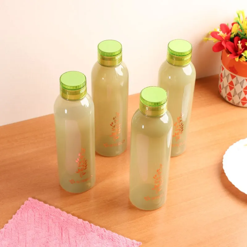 AquaBloom Green Clear PET Bottle (1000 mL Each) - Set Of Four media 3