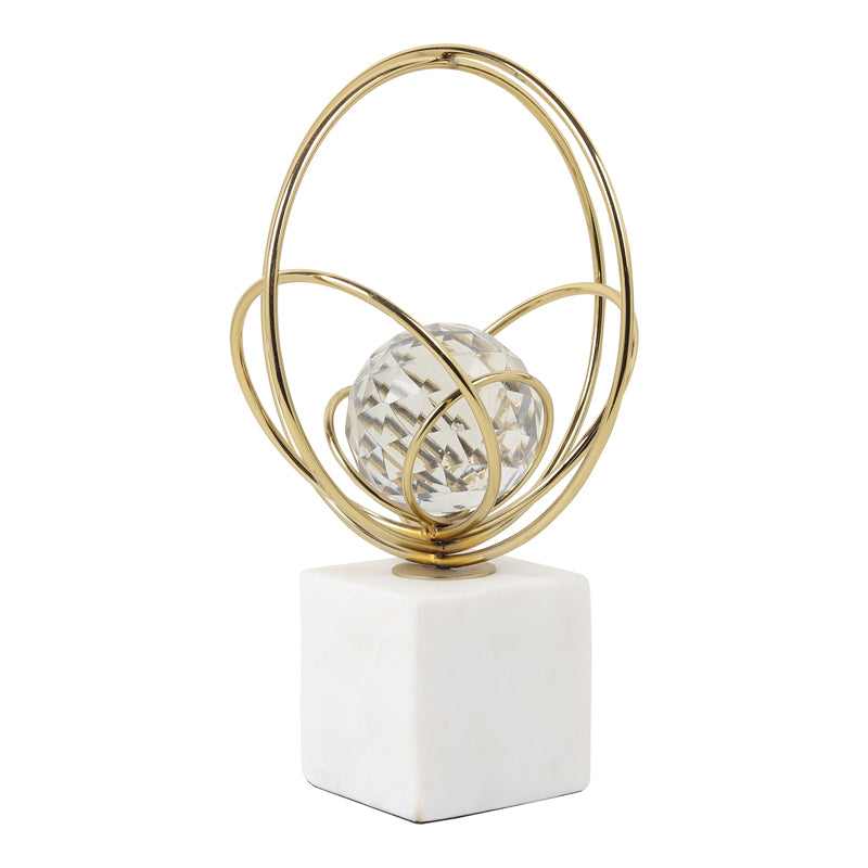 Crystal Elysian Showpiece - Gold media 4