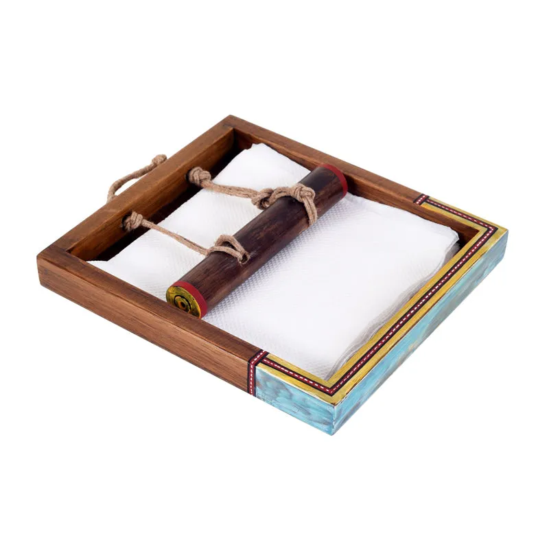 Tally Teal Tissue Paper Holder media 3