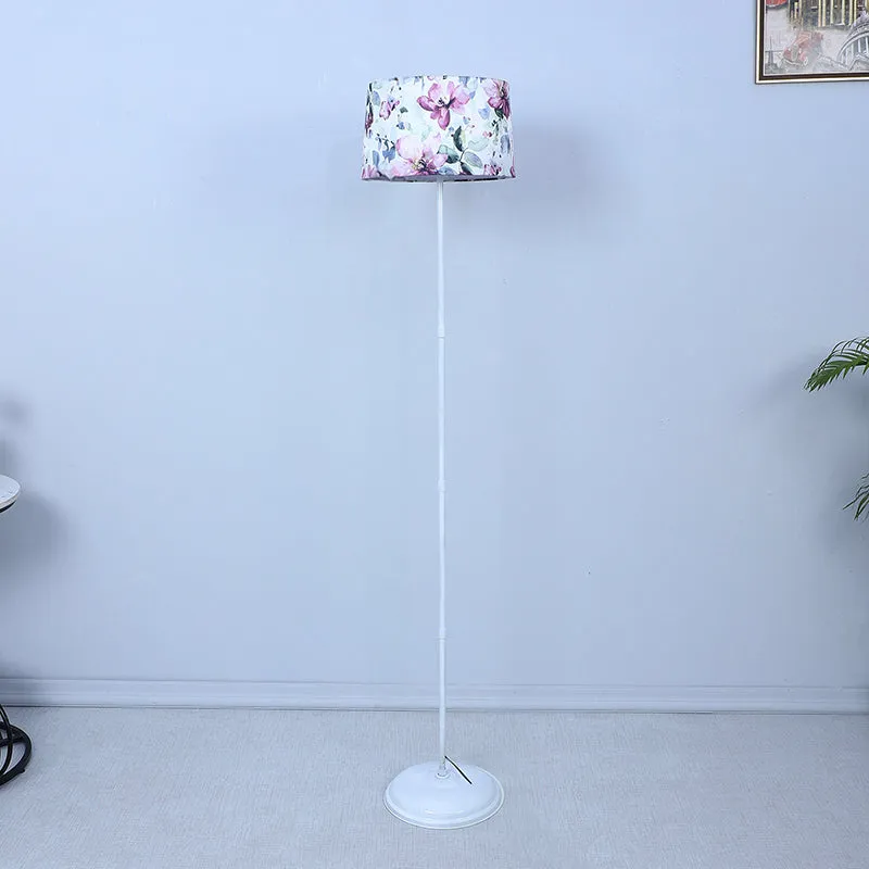 Lumikko Printed Metal Floor Lamp - White media 3
