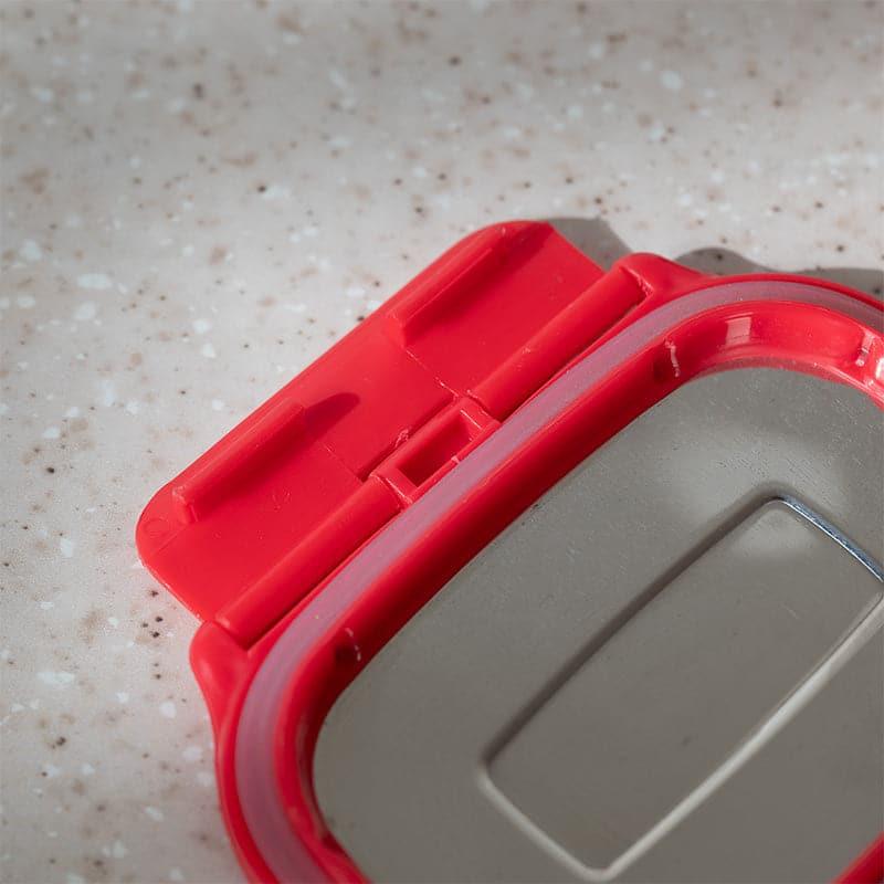 Delico Pack Red Lunch Box With Insulated Pouch (775 mL /150 mL) - Three Piece Set media 5