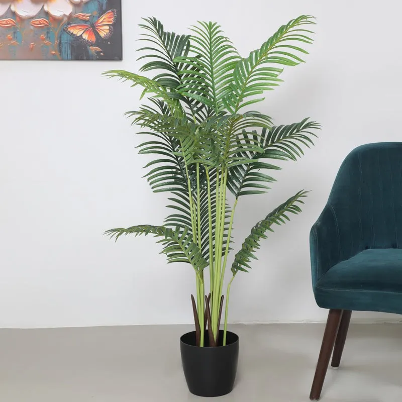 Botaniq Touch Artificial Plant With Black Fiber Pot - 3.9 Feet media 5