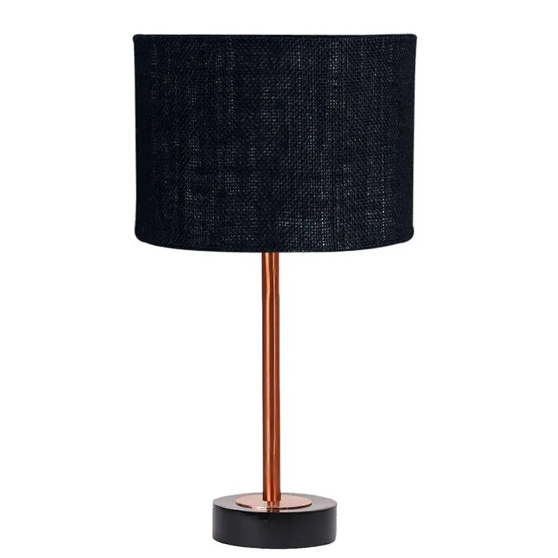 Sienna I Rodin Wooden Table Lamp - Black,Copper media 4