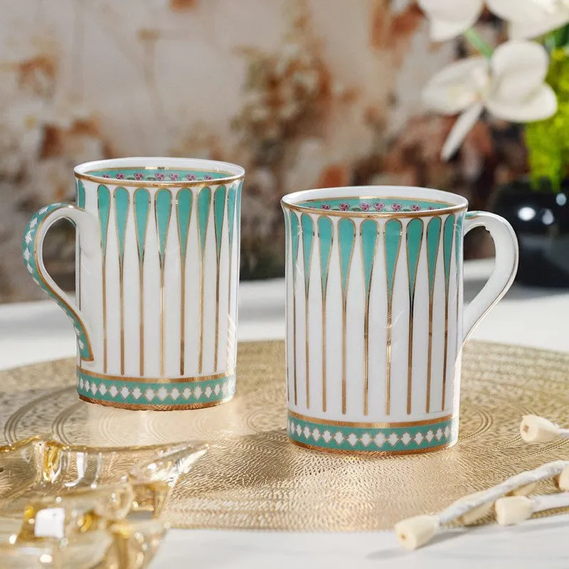 Calvyn Ceramic Coffee Mug (245 mL Each) - Set Of Two media 2