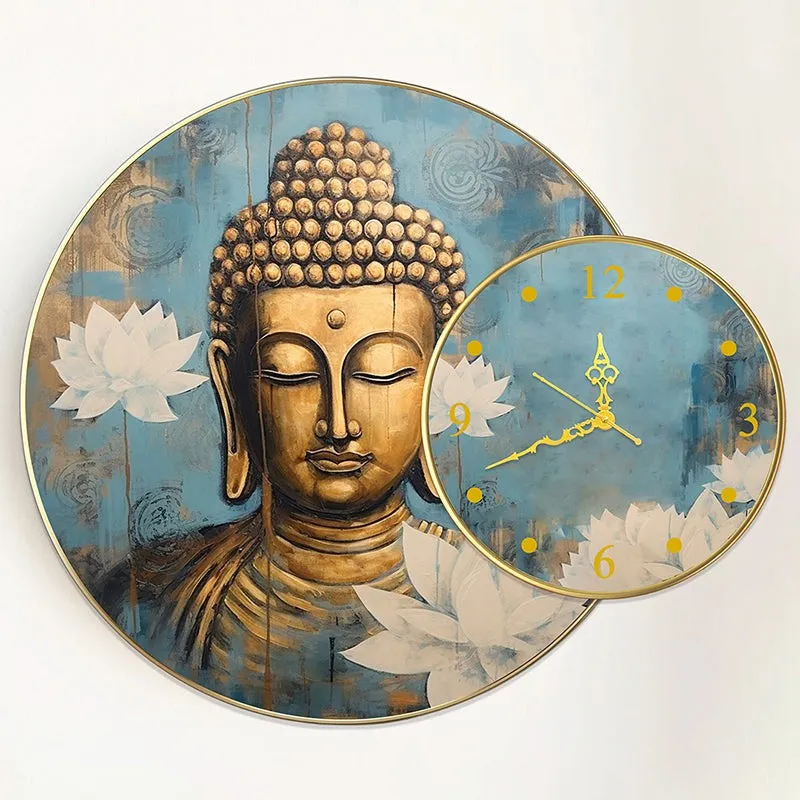 Buddha Kamala Analog Clock media 6