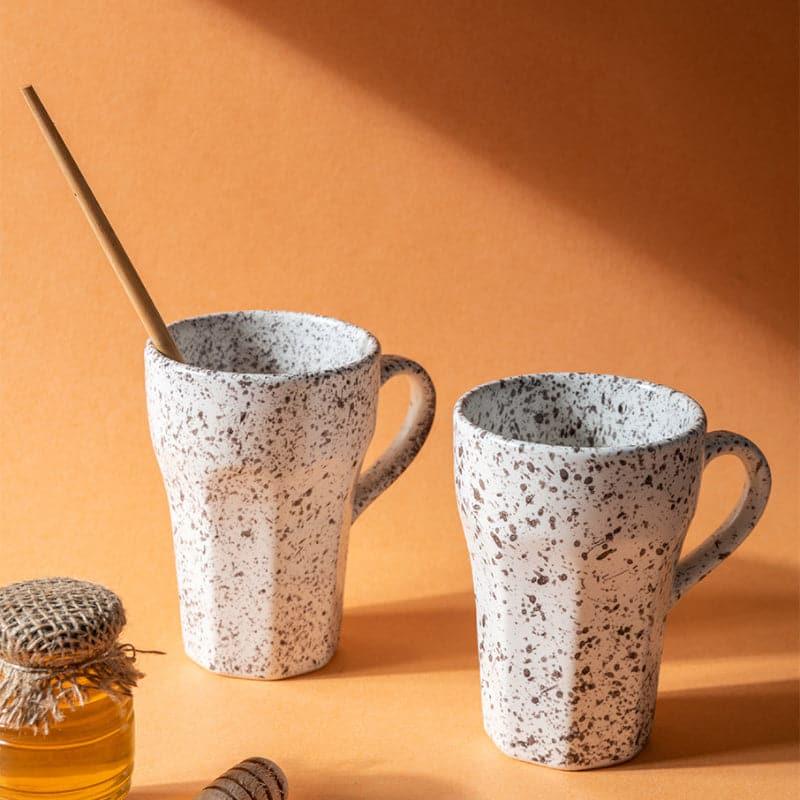 Masava Stoneware Coffee Mug (400 mL Each) - Set of Two