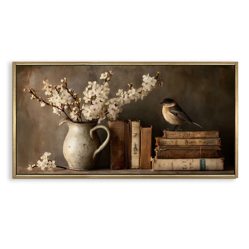 Painterly Canvas Wall Painting With Frame media 3